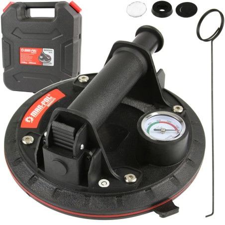 Ventosa per Trasporto di Materiali con Superficie Liscia | Diametro 200 mm | Portata Max 300 Kg | con Valigetta